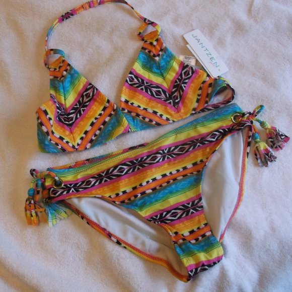 Jantzen Other - NWT Jantzen Girls Bikini Bathing Suit 2 pc 14